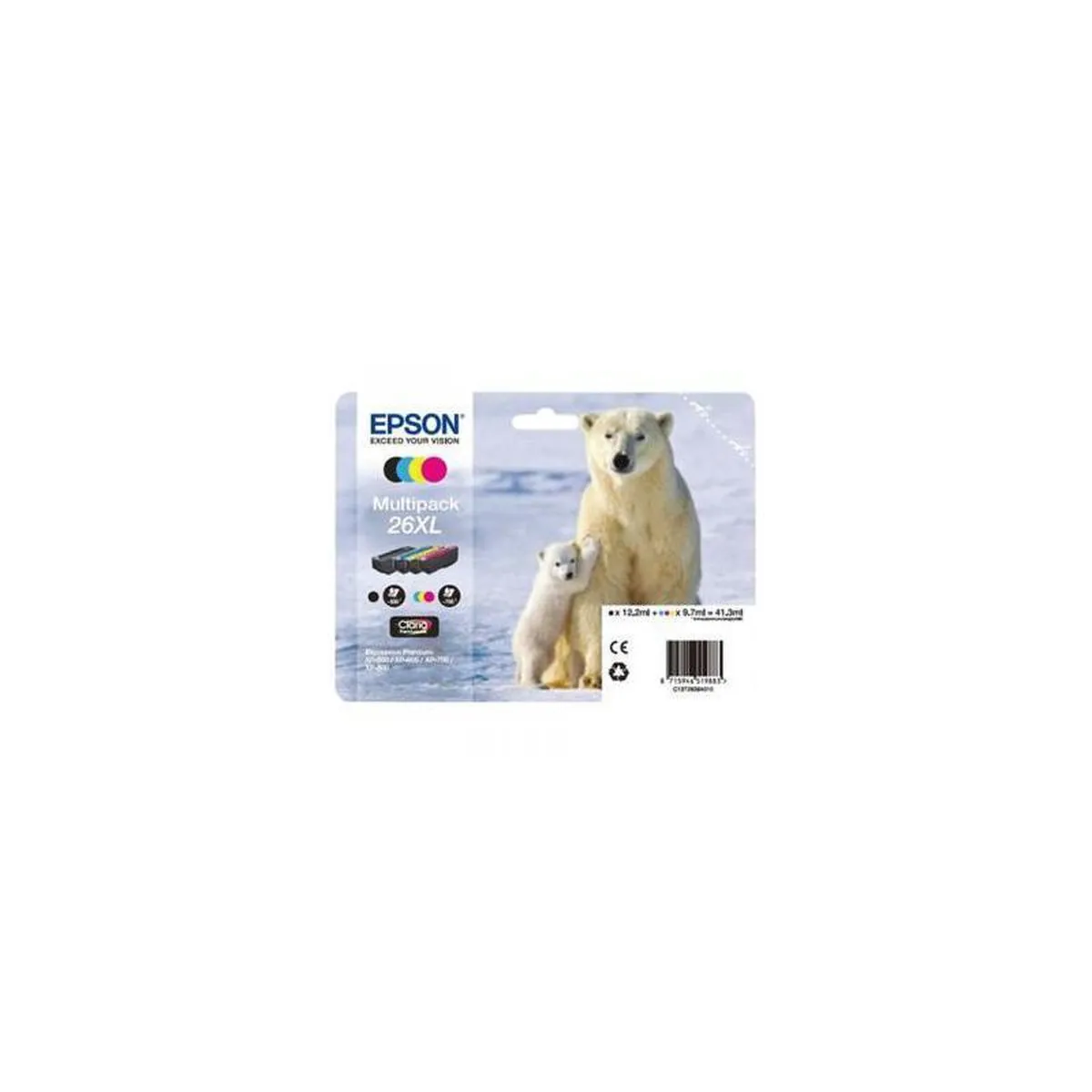 Epson 26XL Inktcartridge C13T26364010 - Magenta - 2600 Pagina's
