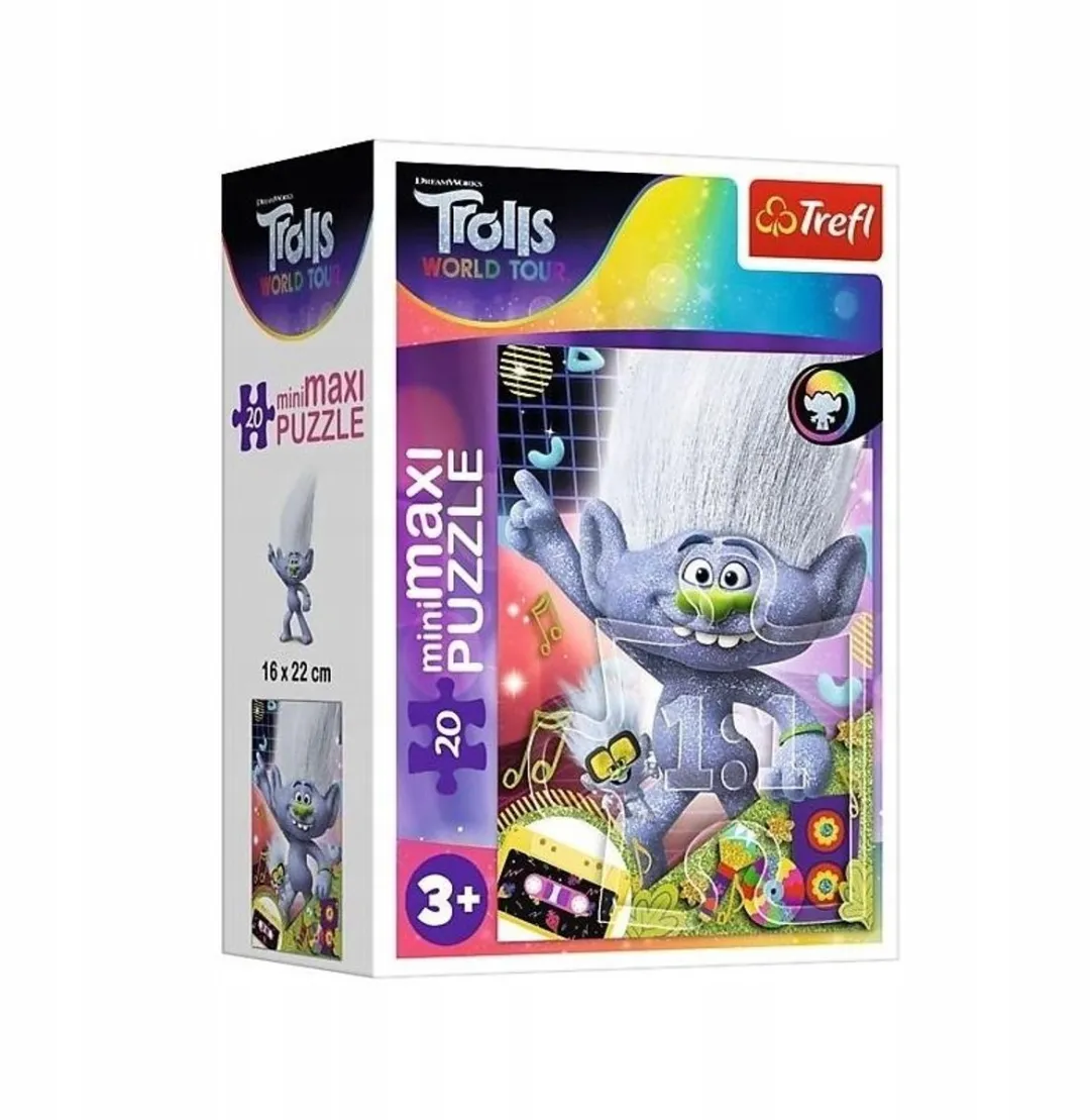 Trefl MiniMaxi Muzikale Wereldpuzzel 20 Stukjes