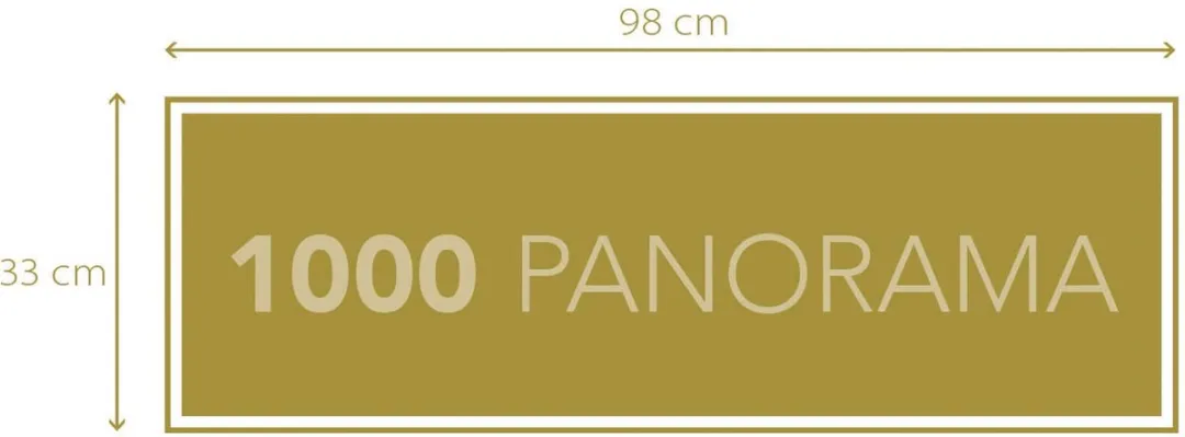 Clementoni Panorama Amsterdam Bicycle Puzzel 1000 Stuks