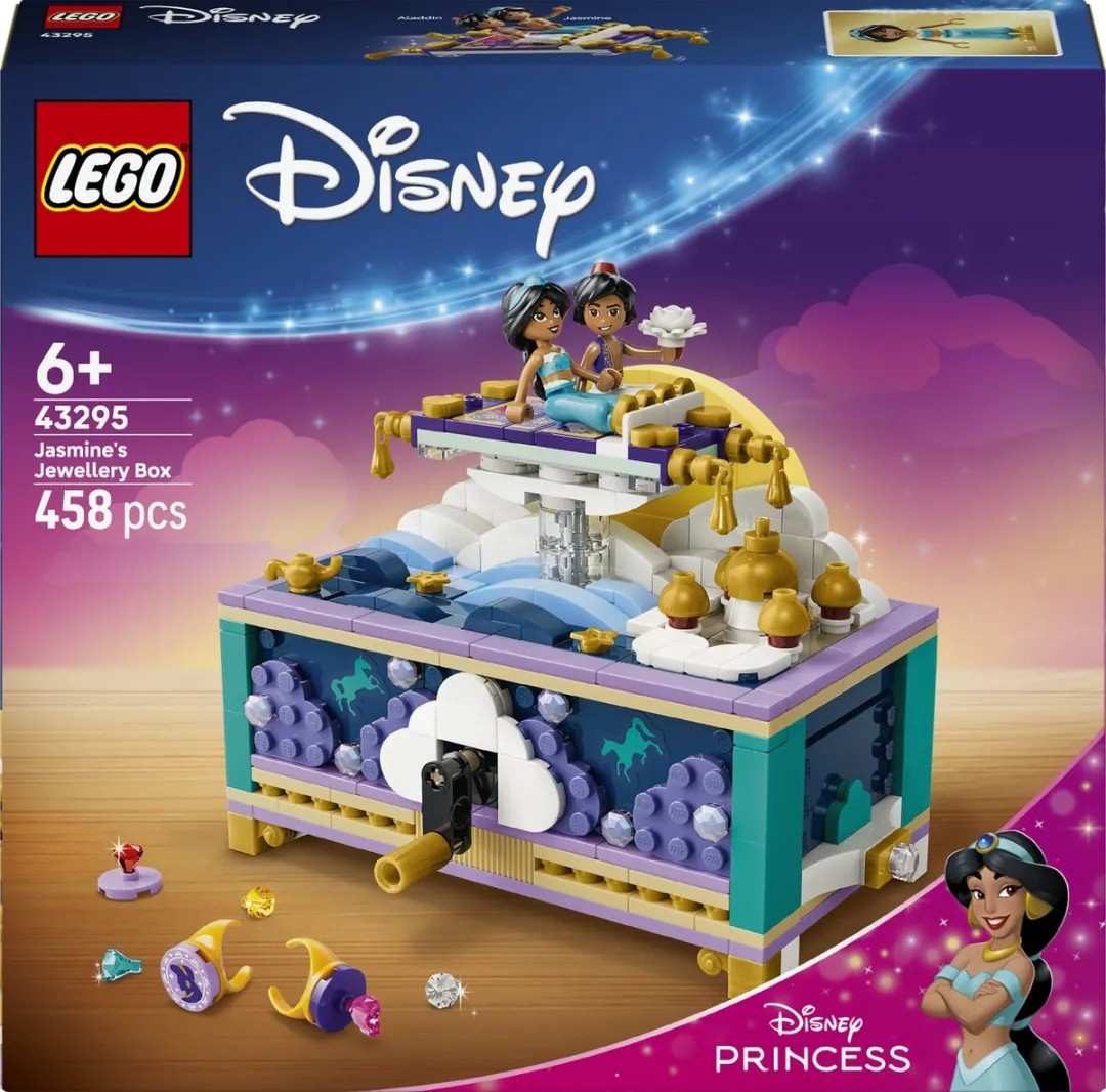 LEGO Disney Princess Jasmines Sieradendoos 43295 - 458 Stukken - Multicolor