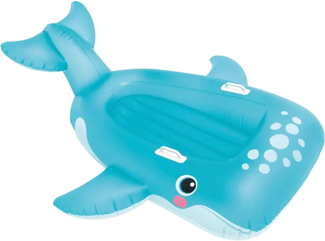 Intex Blauwe Walvis Ride-on 168x140cm - 40cm