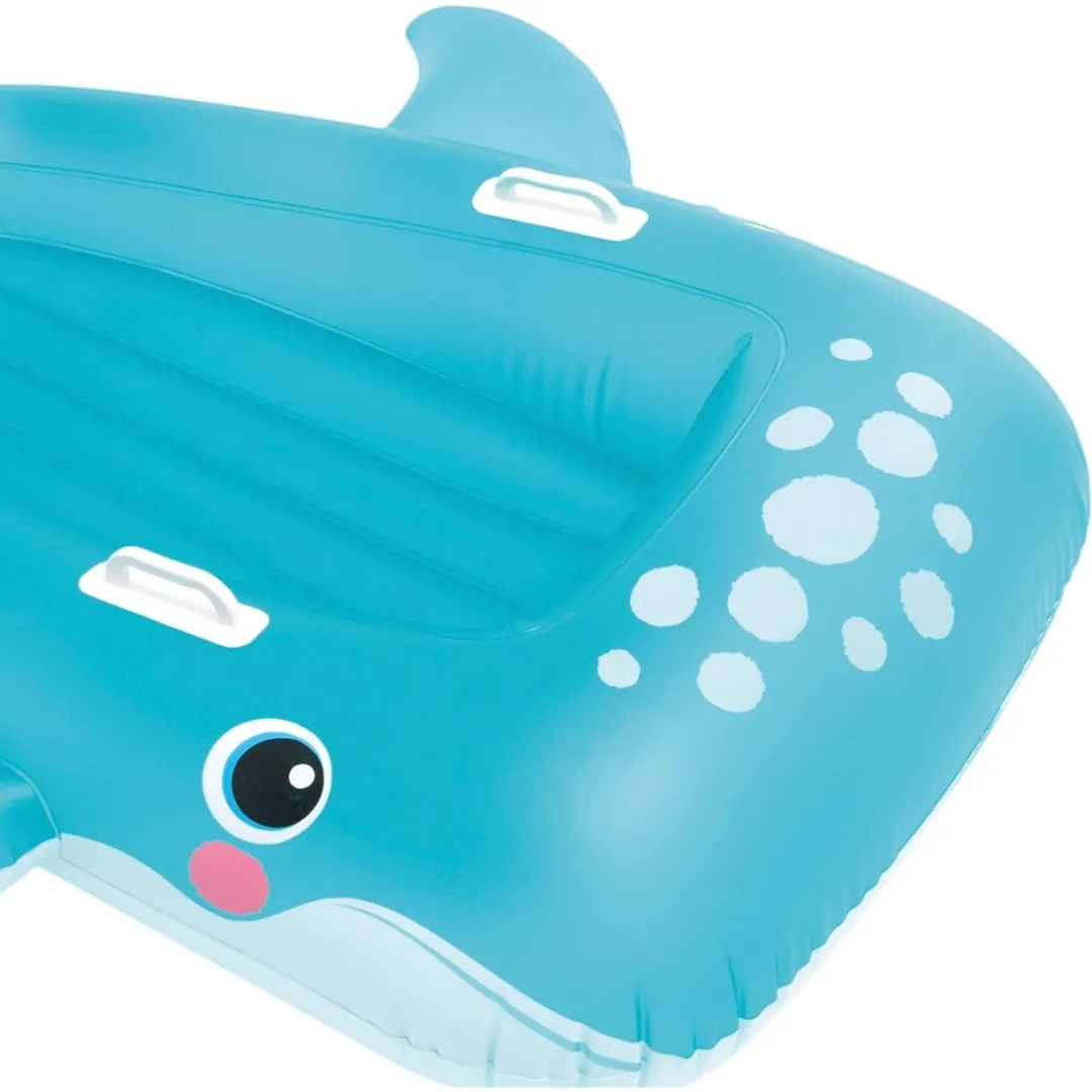 Intex Blauwe Walvis Ride-on 168x140cm - 40cm