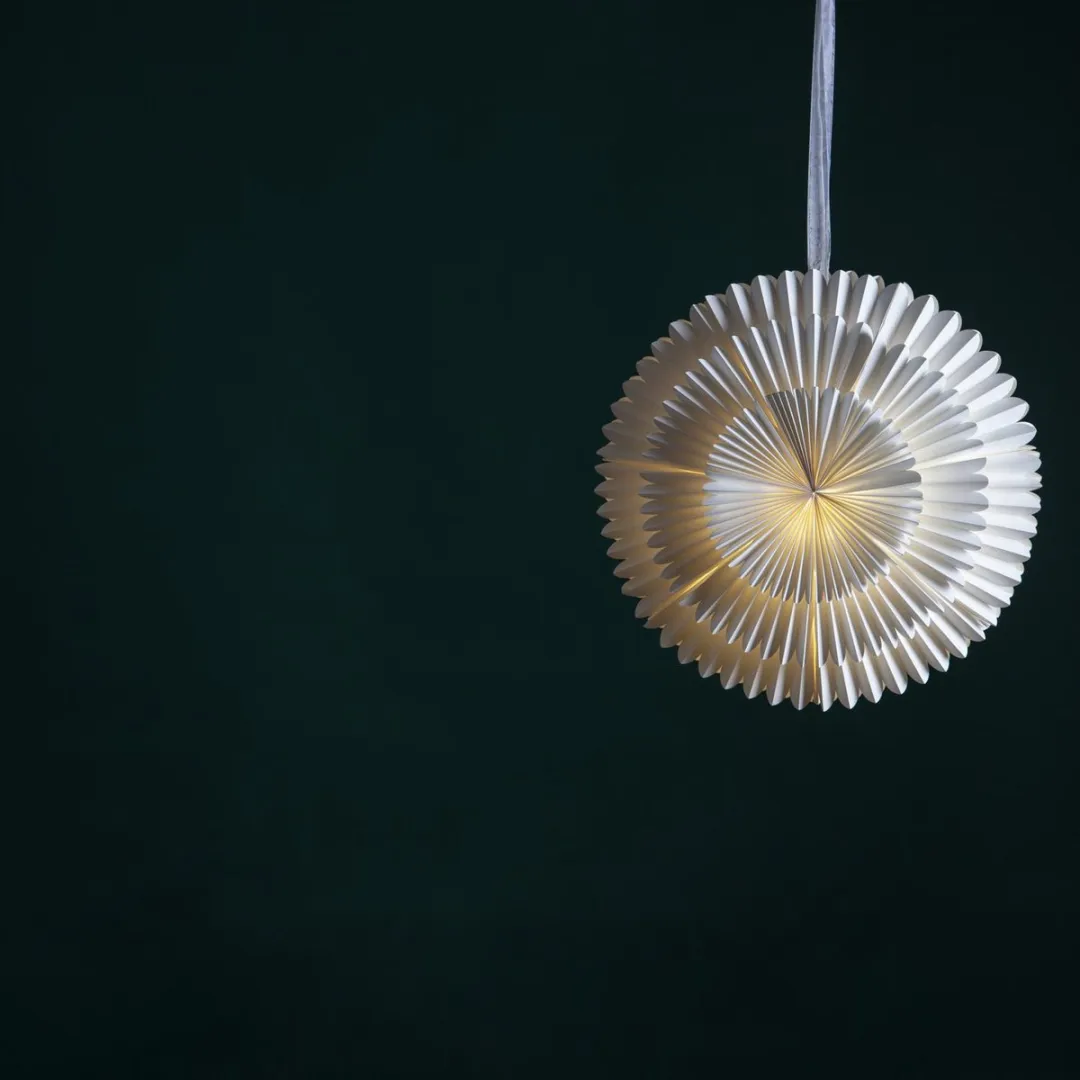 Star Trading Frost Lampion Papier Wit Ø50cm