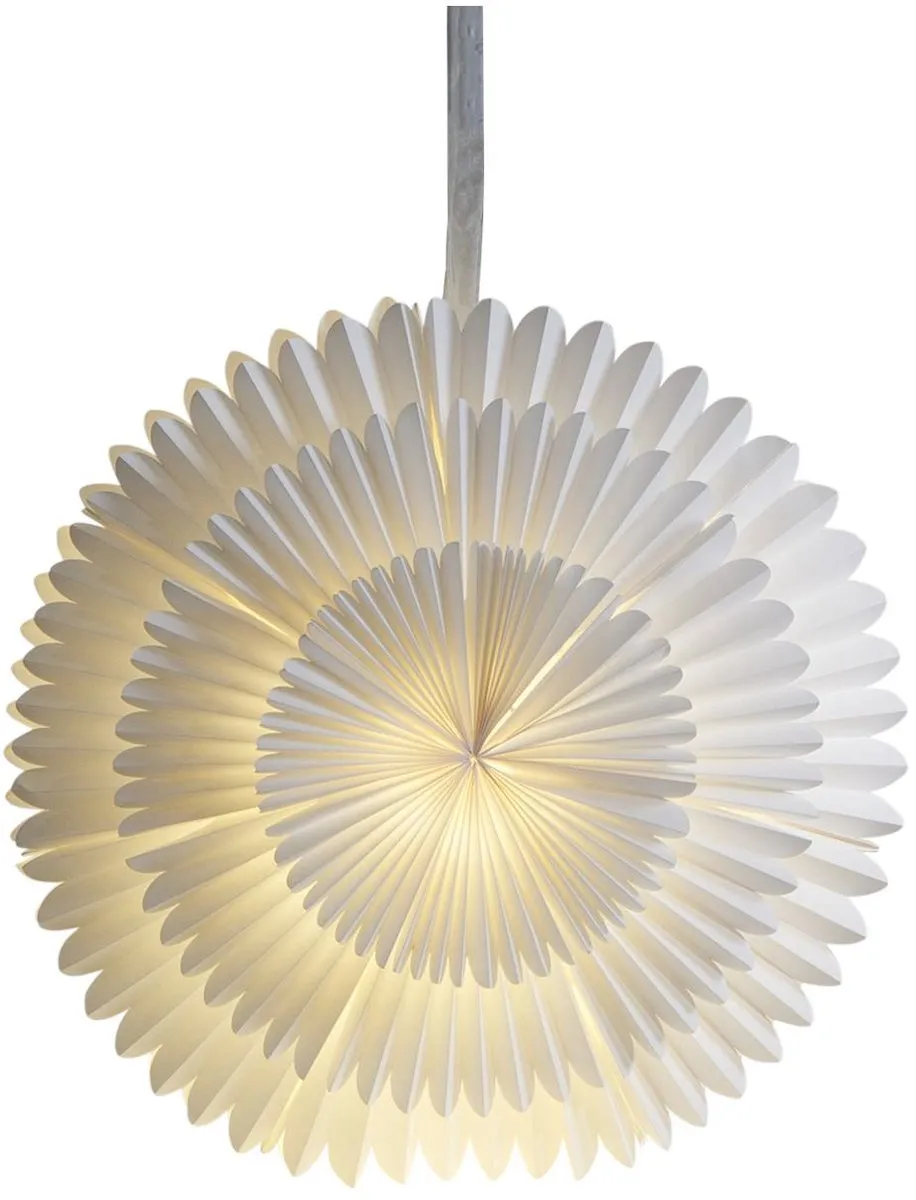Star Trading Frost Lampion Papier Wit Ø50cm
