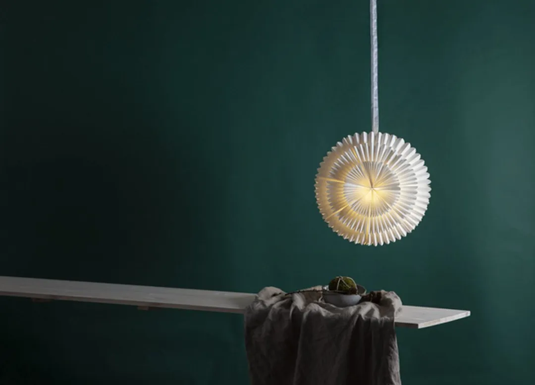 Star Trading Frost Lampion Papier Wit Ø50cm