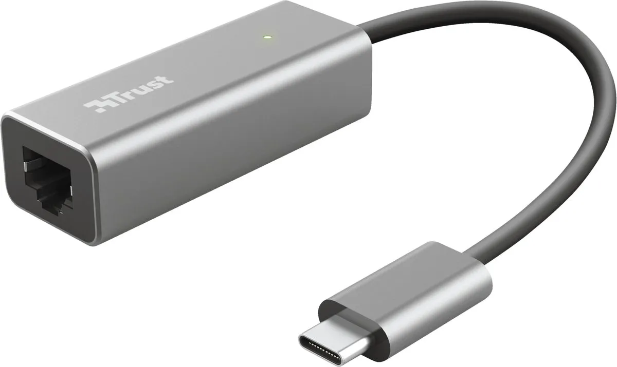 Trust Dalyx USB-C naar Ethernet Adapter 1000 Mbit/s