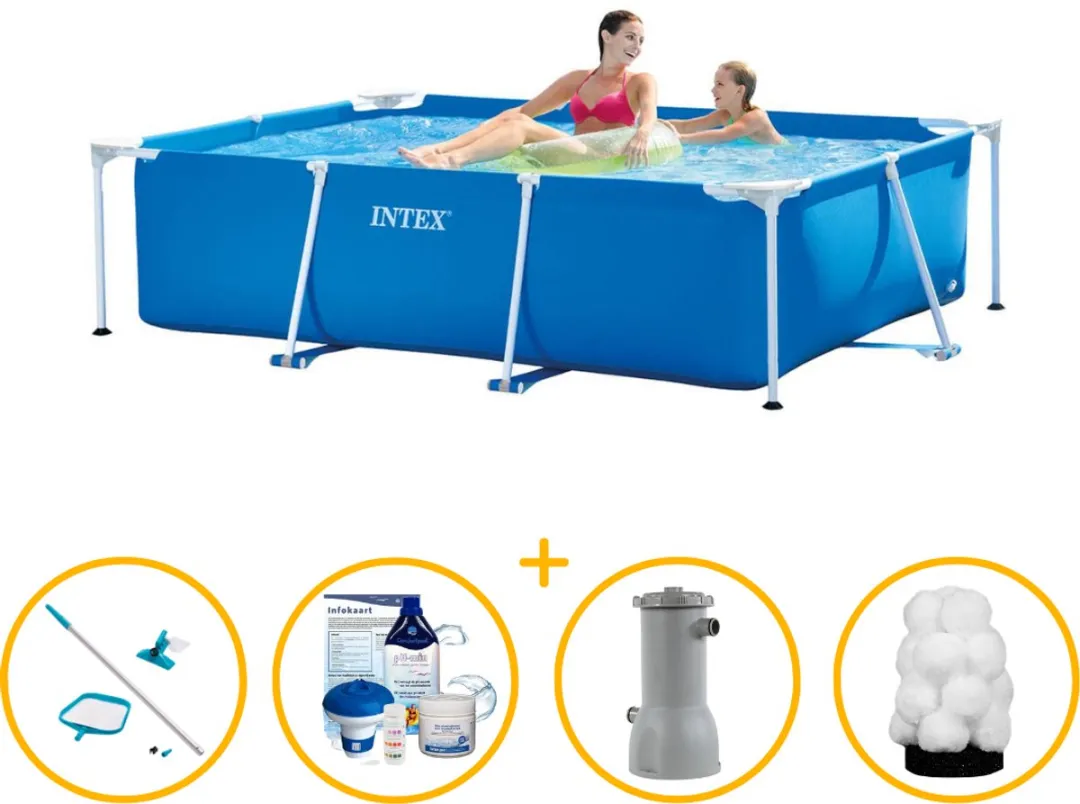 Intex Rechthoekig Frame Zwembad 220x150x60cm