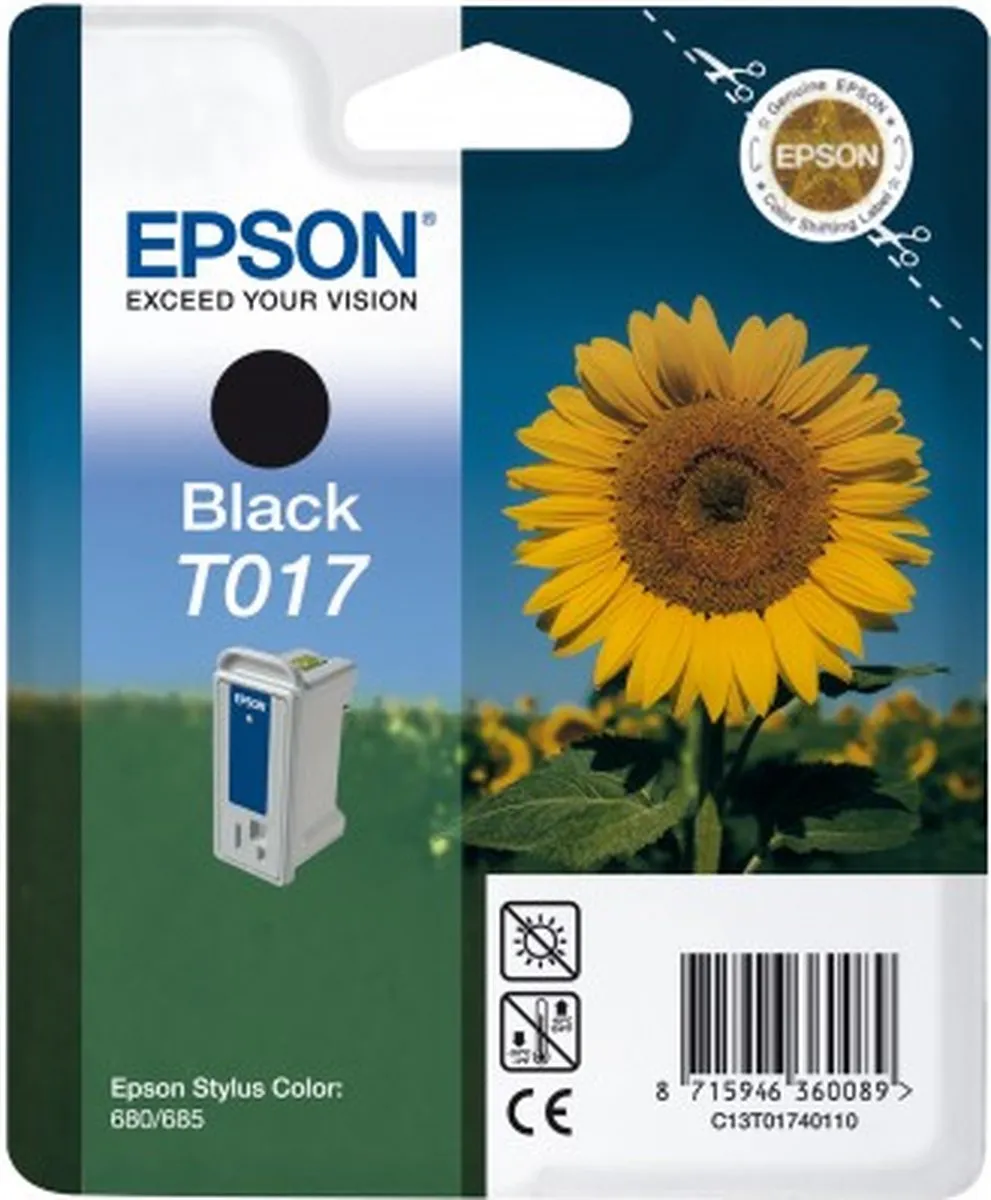 Epson T0174 Inktcartridge Zwart