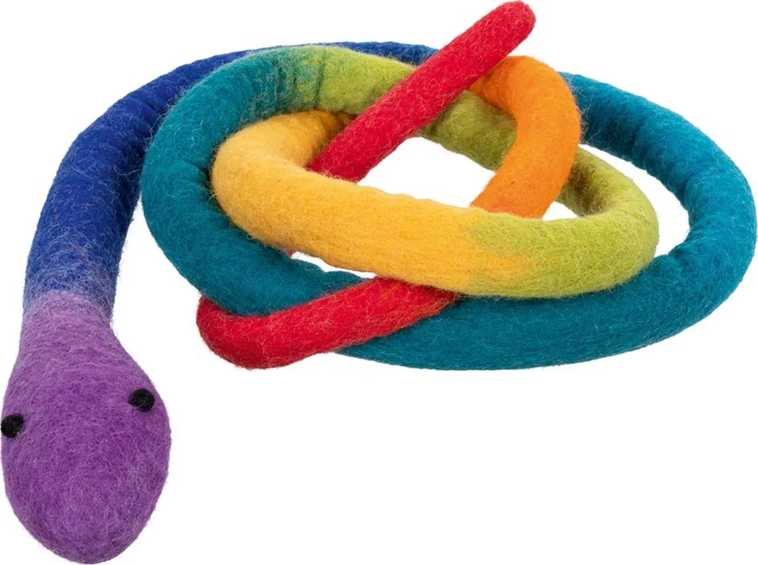 Goki Wollen Vilt Knuffel Slang Boa