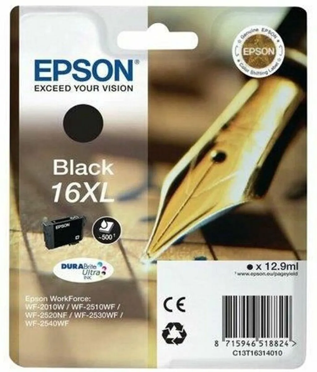 Epson C13T16314022 XL Cartridge - Zwart