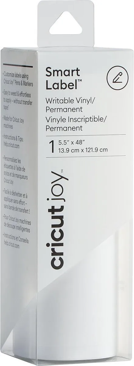 Cricut Permanent Vinyl Folie Wit