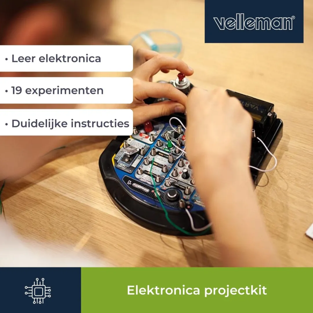 Velleman Elektronica Projectenkit - 18 Experimenten - 2x AAA