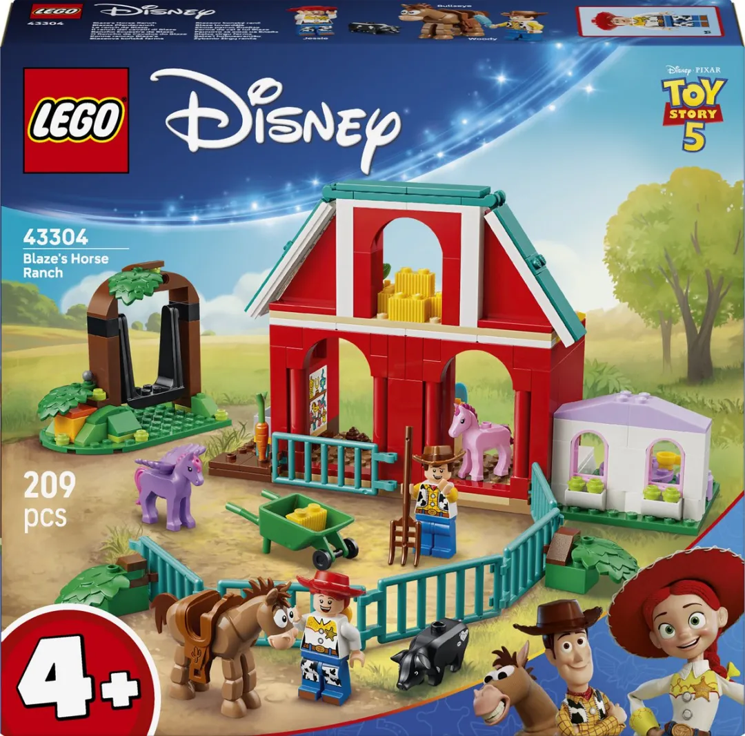 LEGO Disney Pixar Toy Story Blaze's Paardenranch 43304
