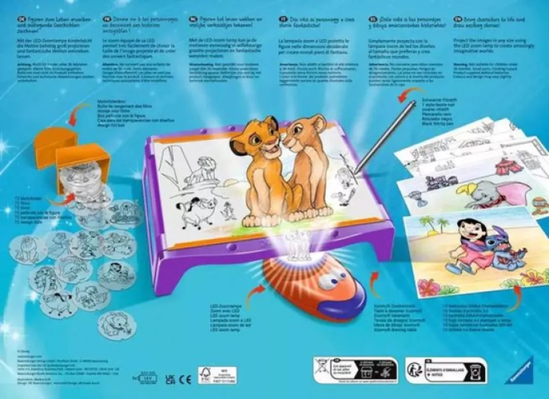 Ravensburger Xoomy Maxi Disney Classics Tekenset - Meerkleurig - afbeelding 2 van 2