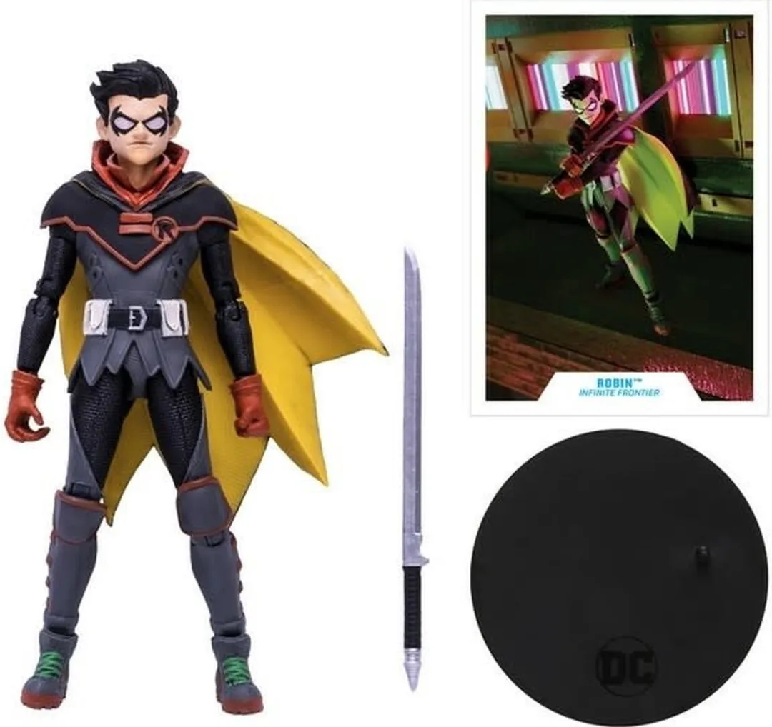 McFarlane Toys DC Comics Dark Nights Death Metal Damian Wayne Action Figure 7 inch - Bonte kleuren