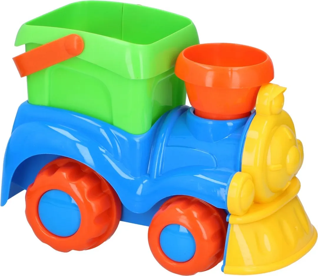 Eddy Toys Strandspeelset Trein 8-delig - Multicolor