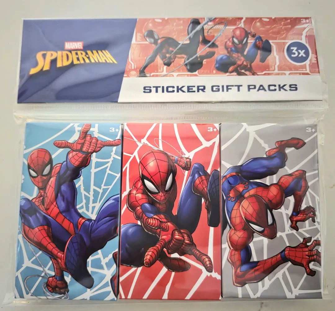 Marvel Spider-Man 3-delige Stickers Doosjes