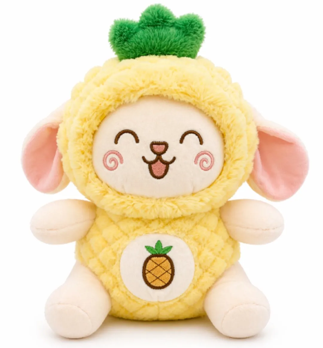 Topknuffels Konijn in Ananas Onesie Pluche 30cm
