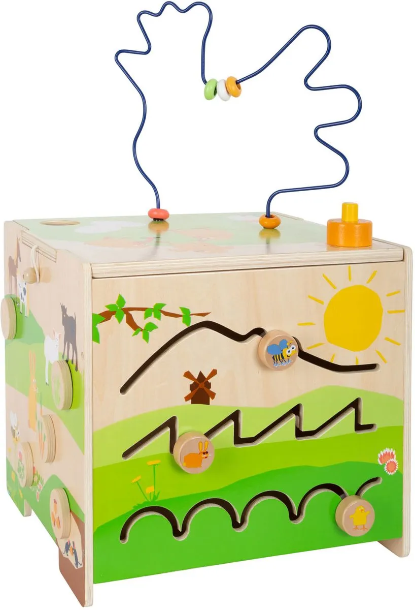 Small Foot Houten Activiteitenkubus Boerderij 11733 - afbeelding 6 van 6
