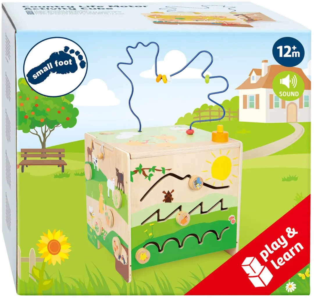 Small Foot Houten Activiteitenkubus Boerderij 11733