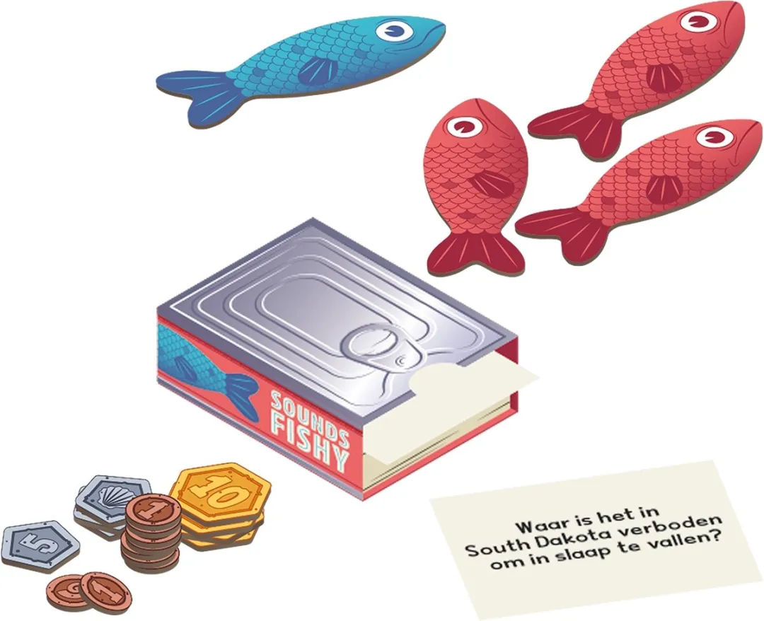 999 Games Sounds Fishy Partyspel - 4-10 Spelers