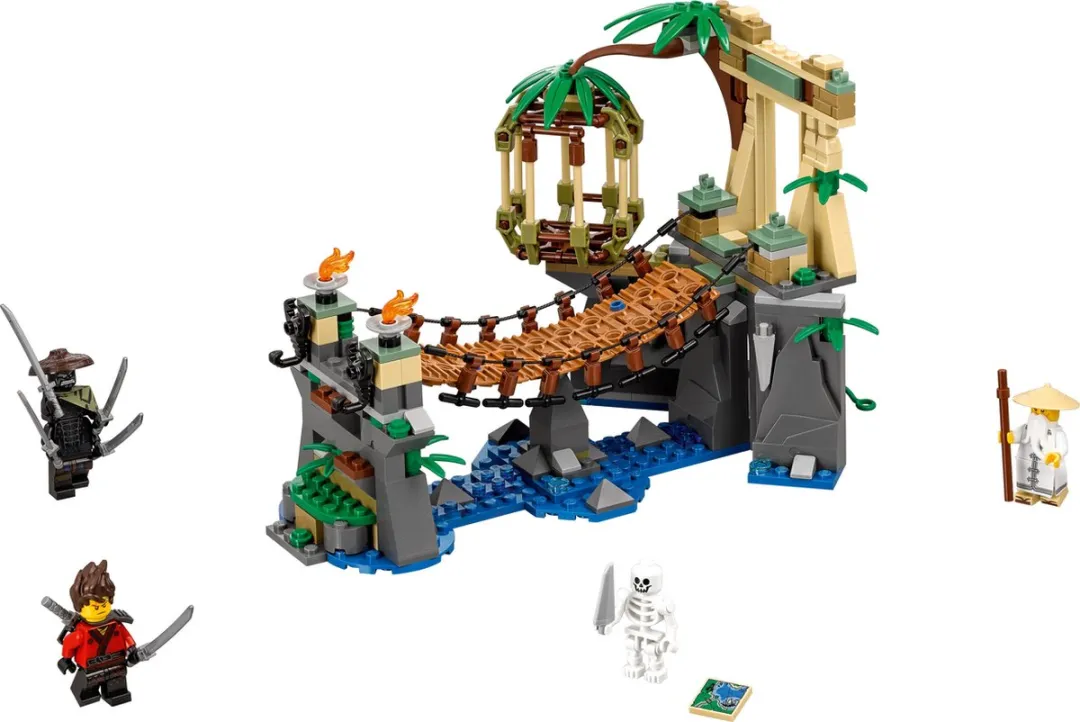 LEGO Meester Watervallen 70608 - 312 Stukken - 4 Minifiguren - Groen