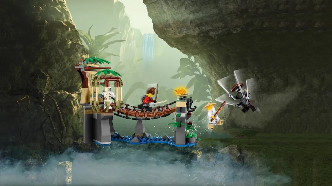 LEGO Meester Watervallen 70608 - 312 Stukken - 4 Minifiguren - Groen