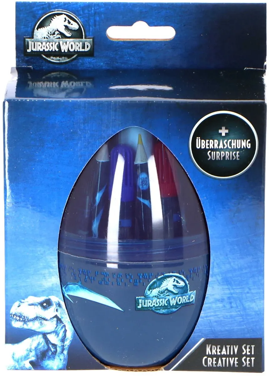 Jurassic World Kleurpotloden - 6 Stuks - 6 Kleuren