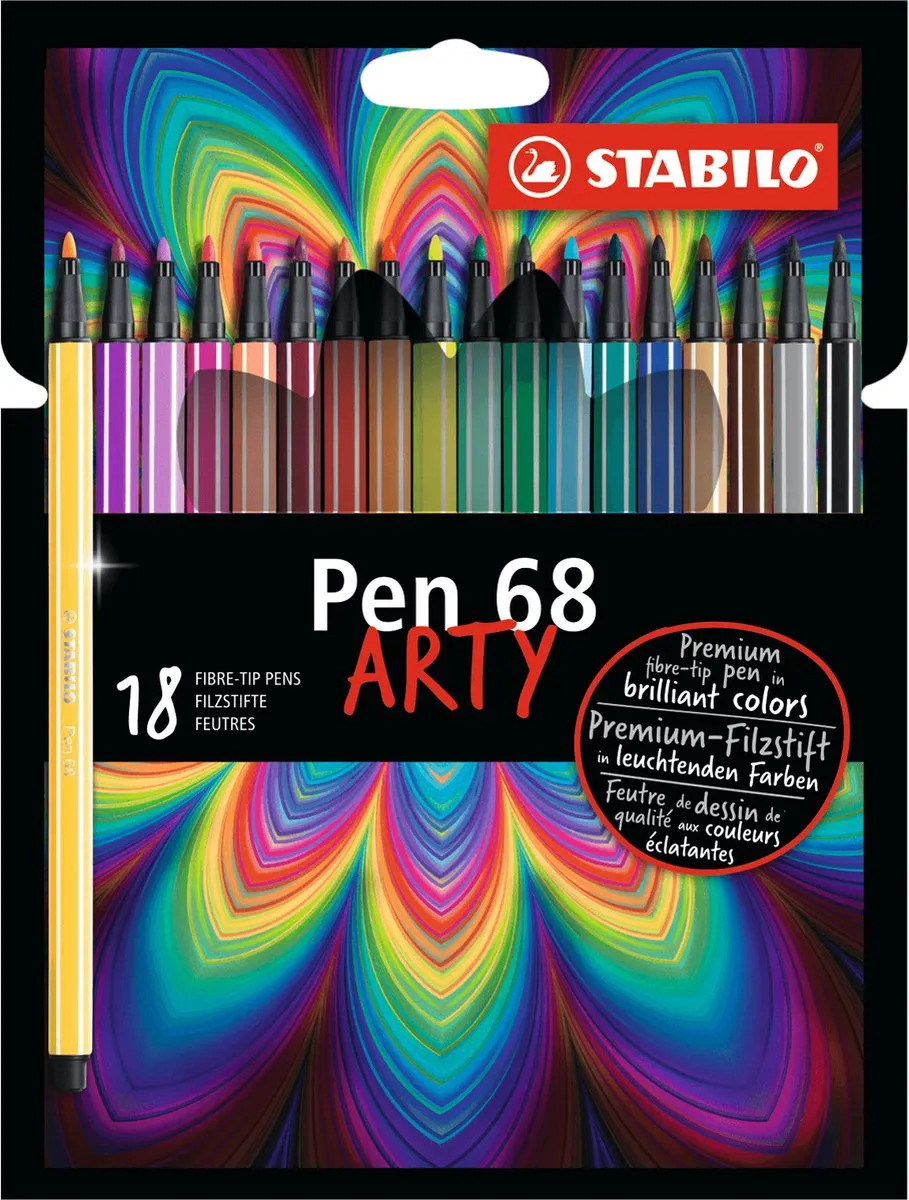 STABILO Pen 68 Arty Meerkleurig
