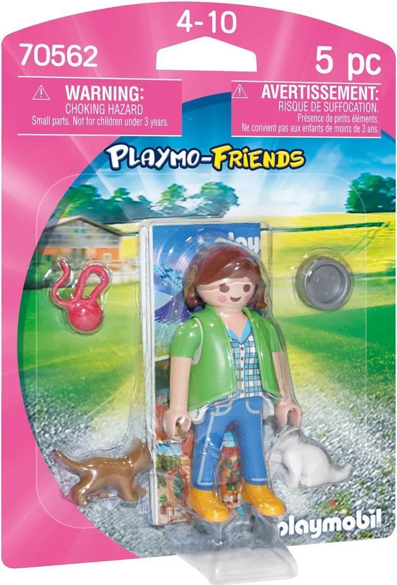 Playmobil PlaymoFriends Vrouw met kittens 70562