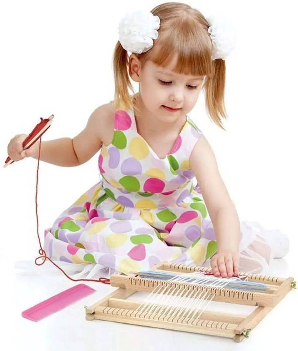 Viga Toys Creatief Weefgetouw 40cm - Blank