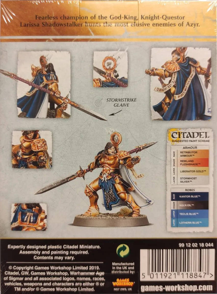 Warhammer Stormcast Eternals Larissa Shadowstalker Anniversary Miniatuur - Meerdere kleuren