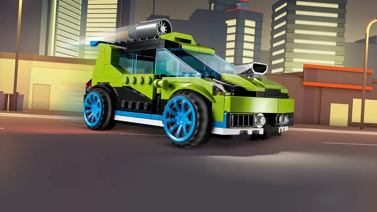 LEGO Creator Raketrallyauto 31074 - 241 Stukken - Geel - afbeelding 5 van 6