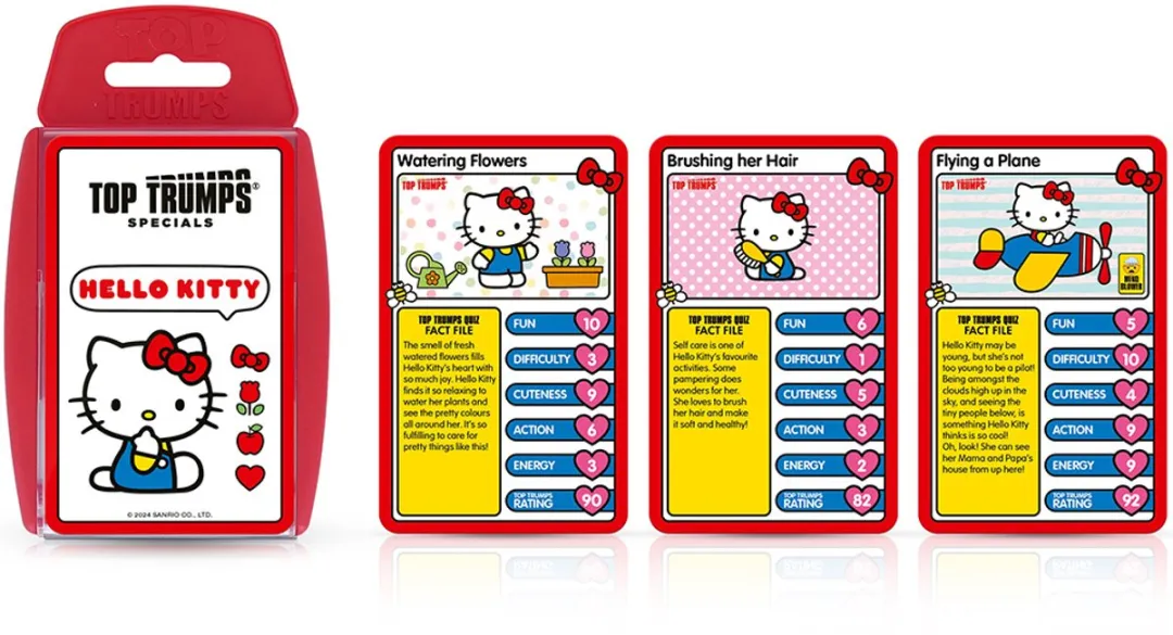 Hello Kitty Top Trumps Kaartspel - Engels - afbeelding 6 van 6