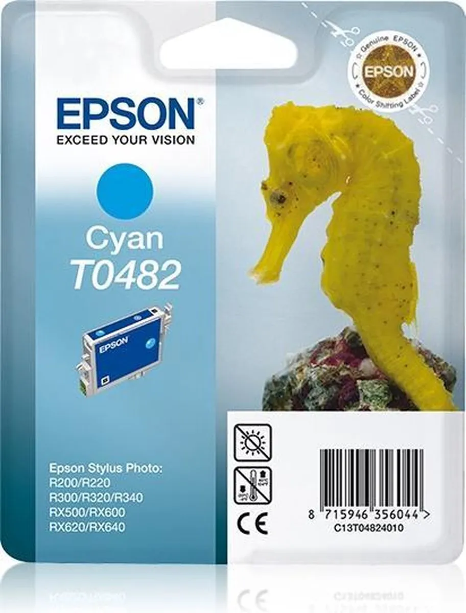Epson T0482 Cyaan Inktcartridge - 13ml