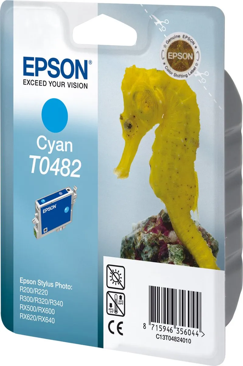 Epson T0482 Cyaan Inktcartridge - 13ml