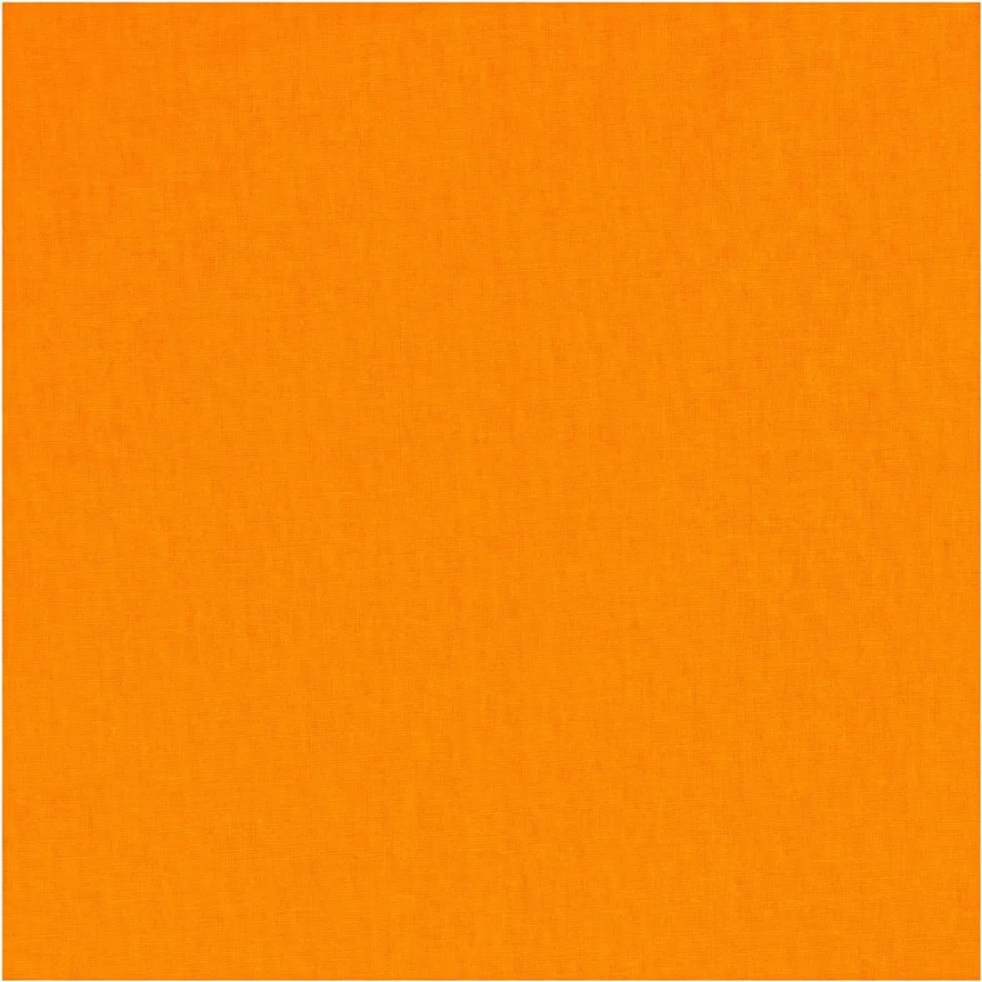Creativ Company Unikleurige Stof 145cm - Katoen 140g/m² - Oranje 10m