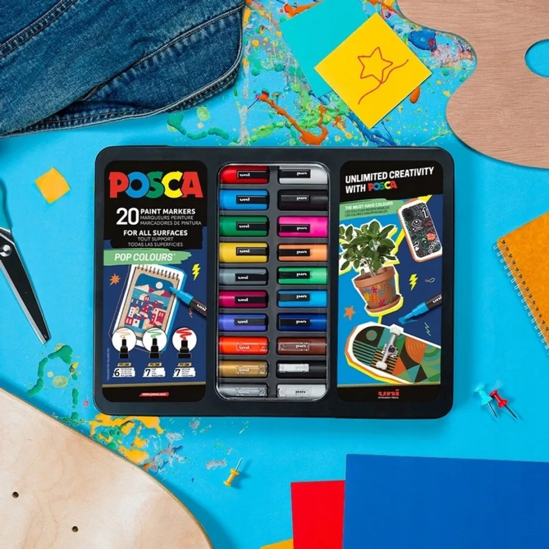 Posca Markers Set 20 Stuks - Multicolor