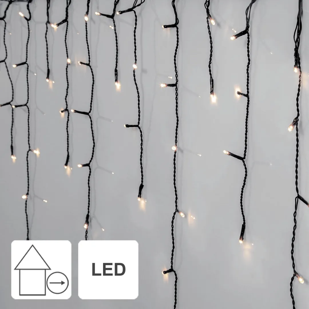 Star Trading LED-lichtgordijn Crispy Ice White - 480 LED's - 12m