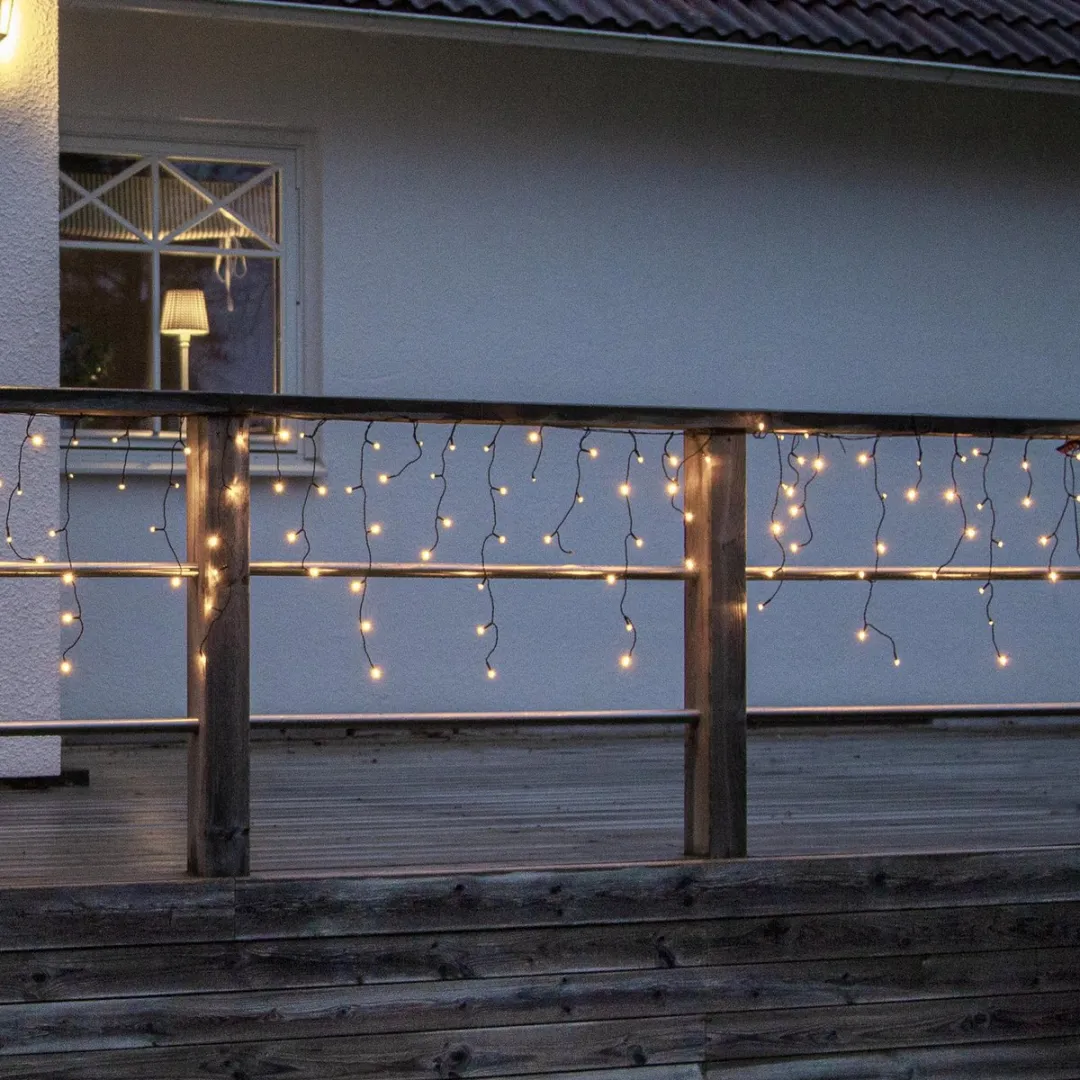 Star Trading LED-lichtgordijn Crispy Ice White