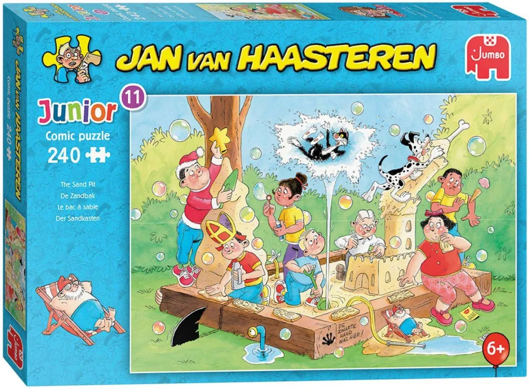 Jan van Haasteren Junior De Zandbak Legpuzzel 240 Stuks - Meerkleurig - afbeelding 6 van 6