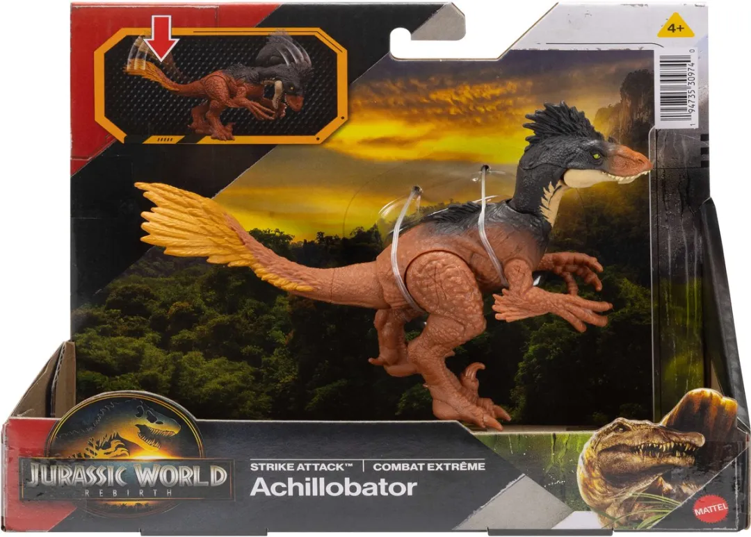 Jurassic World STRIKE ATTACK Achillobator - JGB78 - Meerkleurig