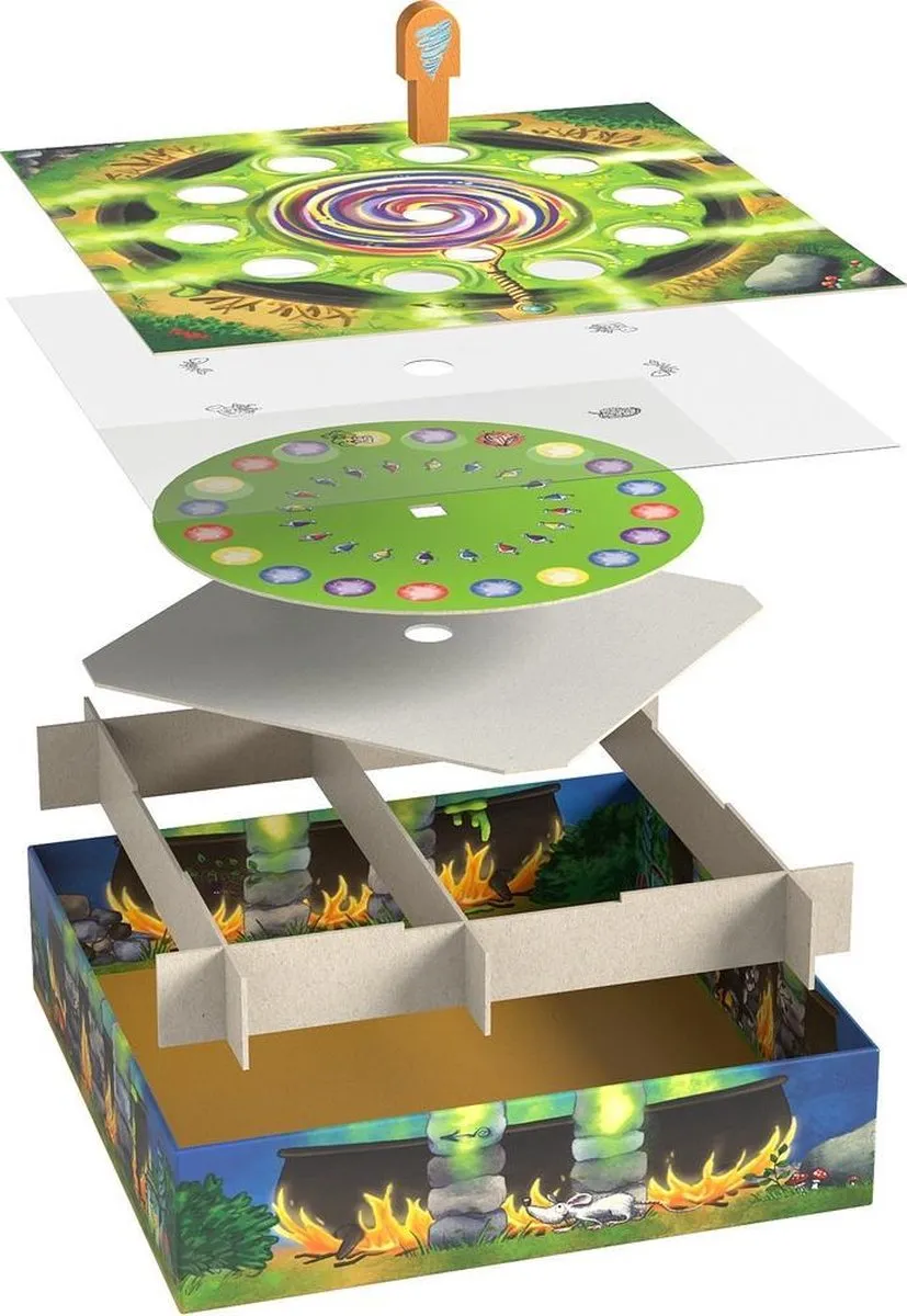 Haba Toverketel Memo & Loopspel 305218 - 2-4 Spelers - Meerdere kleuren