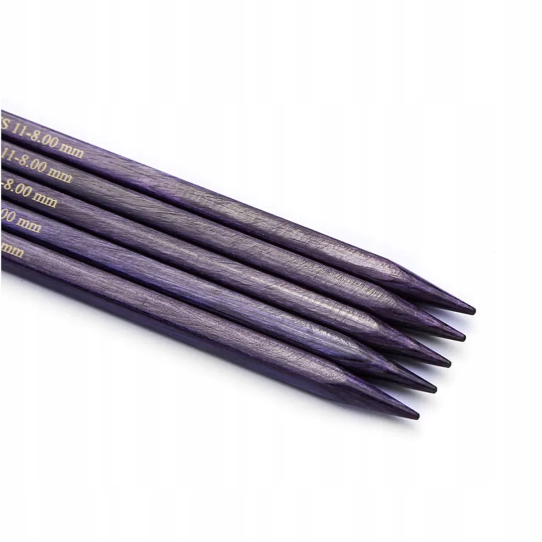 KnitPro J'adore Cubics Sokkendraad 15cm - 3,75mm - Hout