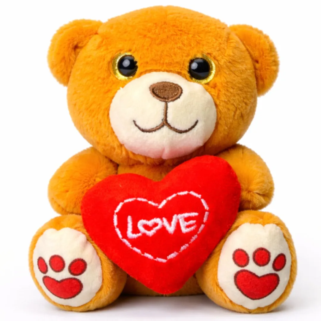 Topknuffels Teddybeer Love Hart Mini Pluche 14cm