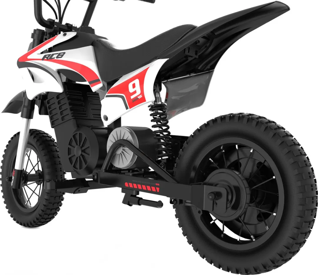 RCB R9X Elektrische Crossmotor 36V - 350W - 3 Versnellingen - Rood