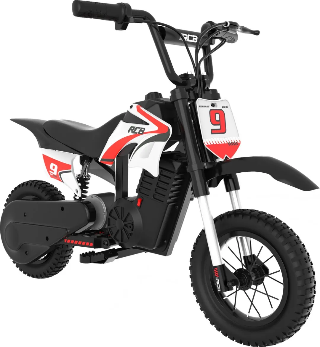 RCB R9X Elektrische Crossmotor 36V - 350W - 3 Versnellingen - Rood