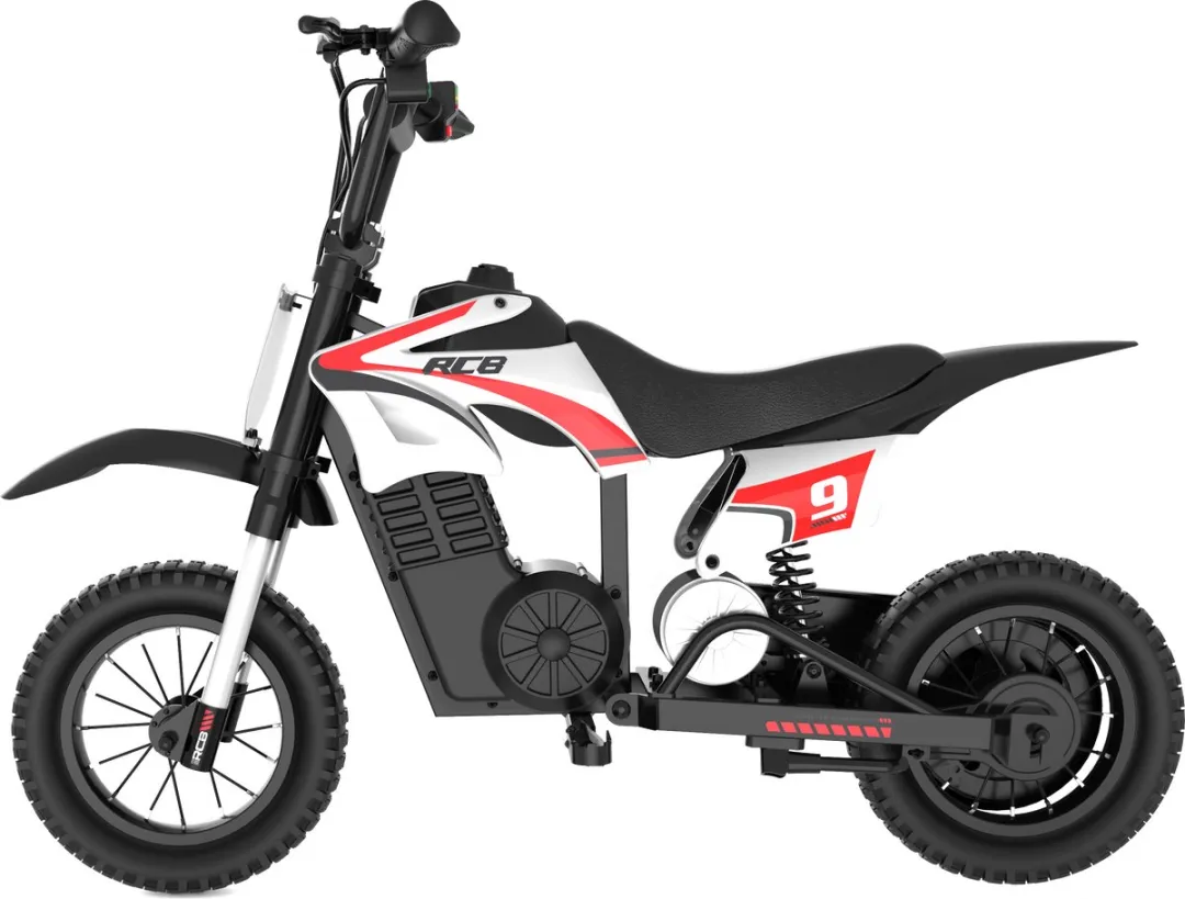 RCB R9X Elektrische Crossmotor 36V - 350W - 3 Versnellingen - Rood - afbeelding 6 van 6