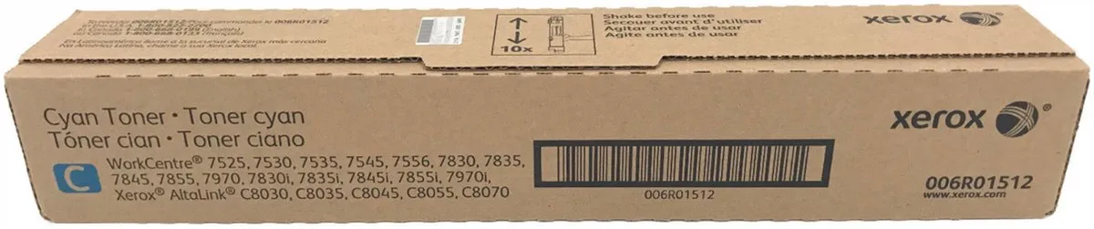 Xerox 006R01512 Toner Cyaan - 15.000 Pagina's