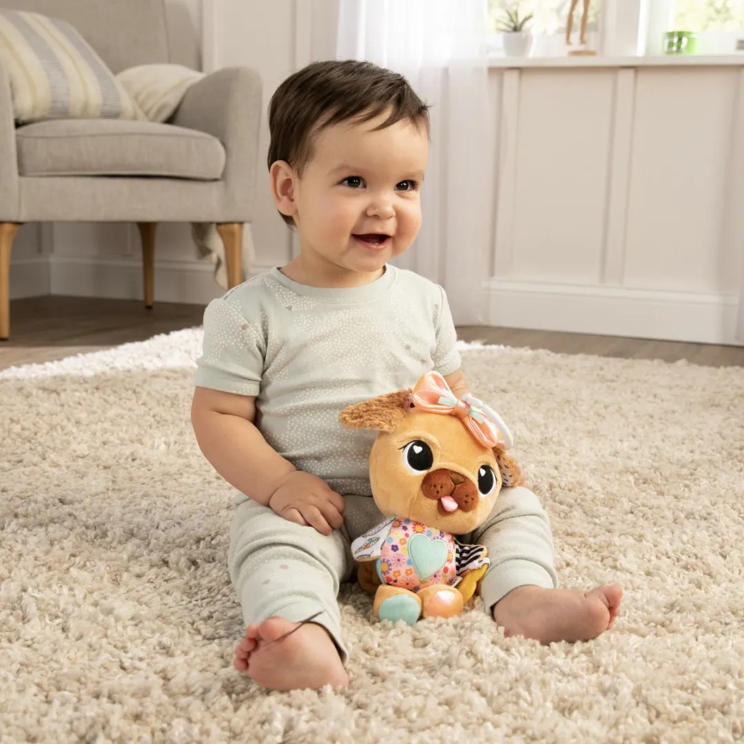 Lamaze Lovely de Hond Knuffel - Bruin